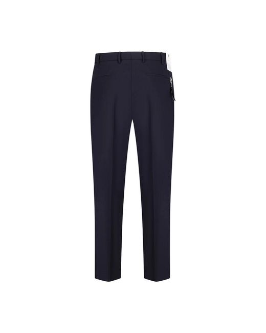 PT Torino Blue Suit Trousers for men