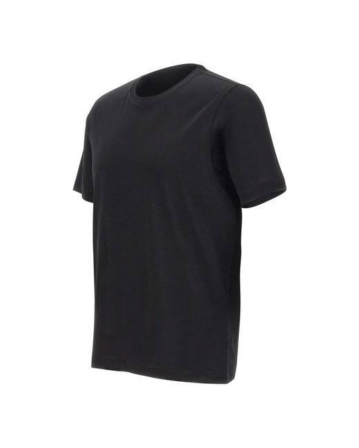 Gran Sasso Black T-Shirts for men