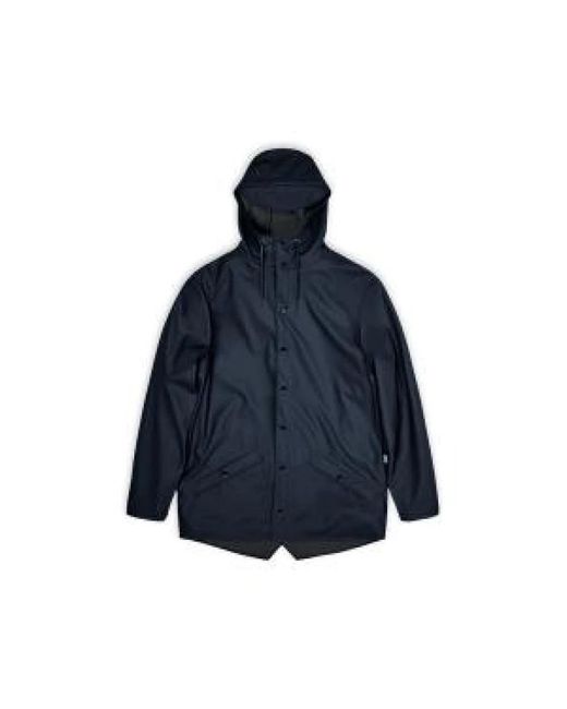 Rains Blue Rain Jackets for men