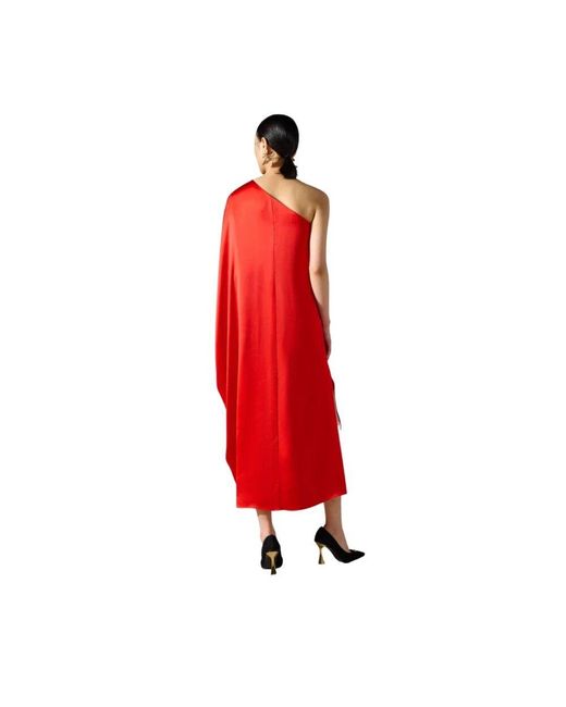 Midi Dresses Karl Lagerfeld de color Red