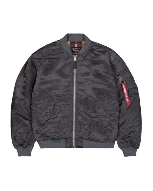 Alpha Industries Jassen ,Grijs ,Vintage Ma-1 Cs Jas in het Gray voor heren