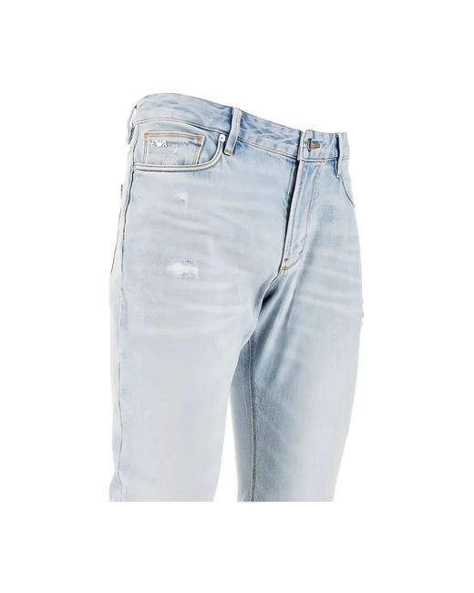 Emporio Armani Blue Slim-Fit Jeans for men