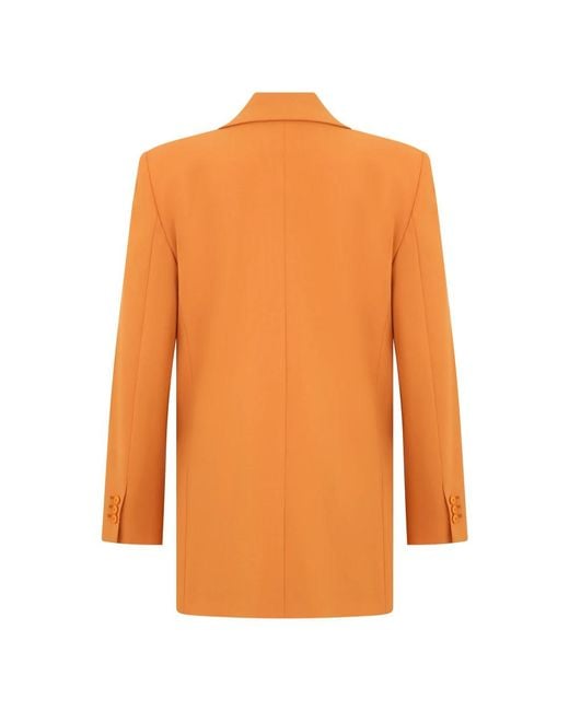 Alberta Ferretti Orange Blazers