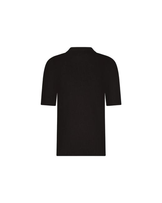 Aeden Tops ,Zwart ,Gebreide Polo Ganache in het Black voor heren