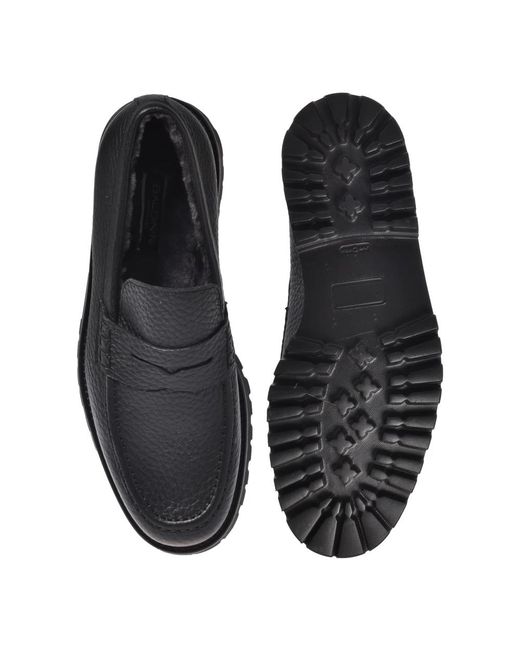 Loafers Baldinini de hombre de color Black