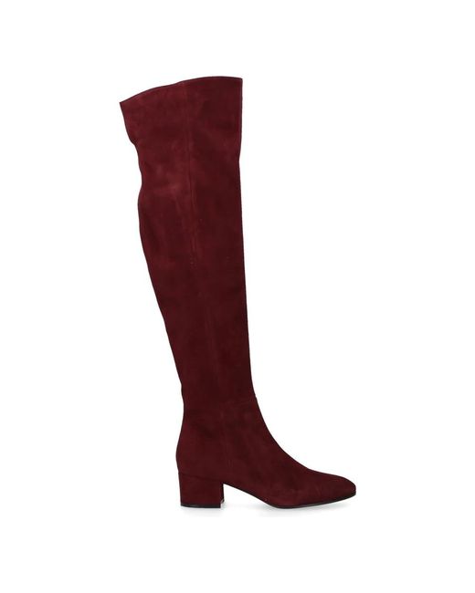 Gianvito Rossi Red Over-Knee Boots
