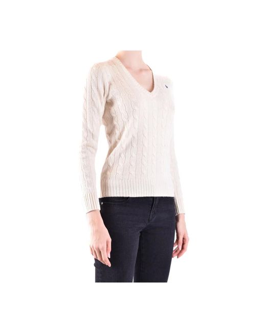 Ralph Lauren White Stylische sweaters für männer und frauen