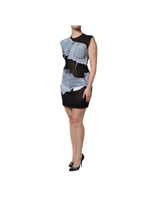Short Dresses di Dolce & Gabbana in Black