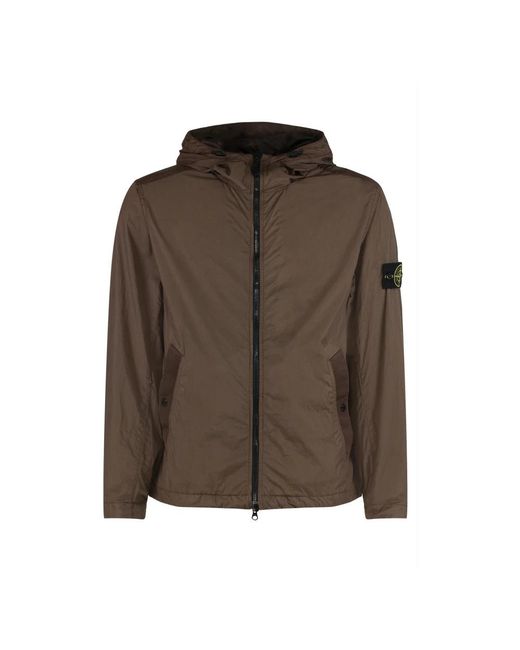 Stone Island Jassen ,Bruin ,Coats in het Brown voor heren