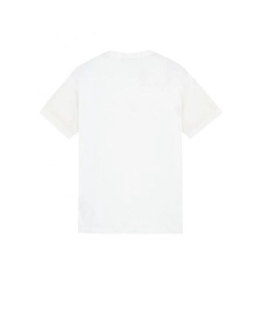 T-shirts Stone Island pour homme en coloris White