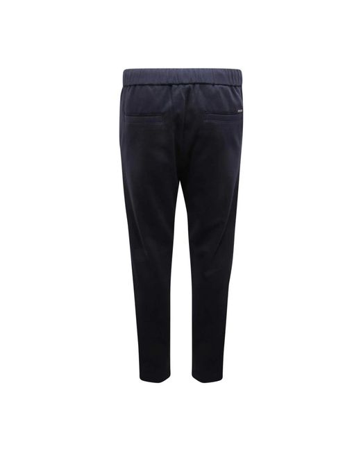 Peserico Blue Slim-Fit Trousers for men