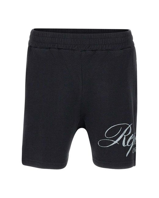 Represent Mesh Design Schwarze Shorts in Blue für Herren