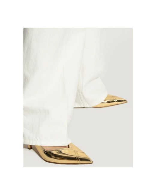 Pumps Ferragamo de color Metallic