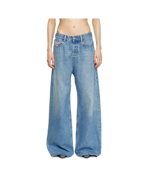 DIESEL 1996 D-Sire Wide Jeans in het Blue
