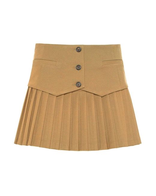 Short Skirts di MVP WARDROBE in Natural
