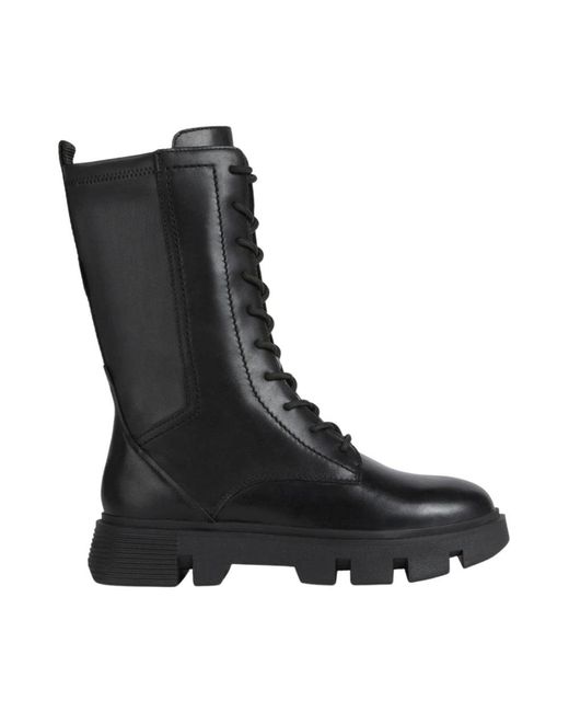 Geox Black High Boots