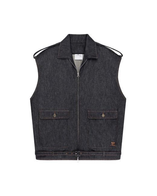 Vests Courreges en coloris Blue