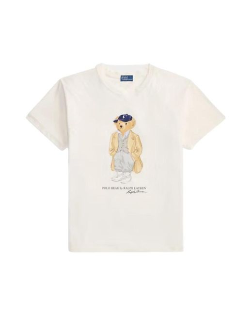 Polo Ralph Lauren White T-Shirts