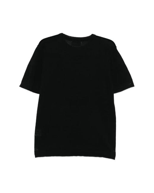 Costumein Black Round-Neck Knitwear for men