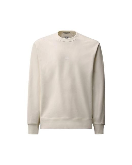 C P Company Moderne Crew Neck Sweatshirt in het Natural voor heren