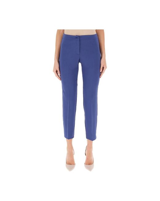 Pennyblack Blue Polyester zigarettenhose