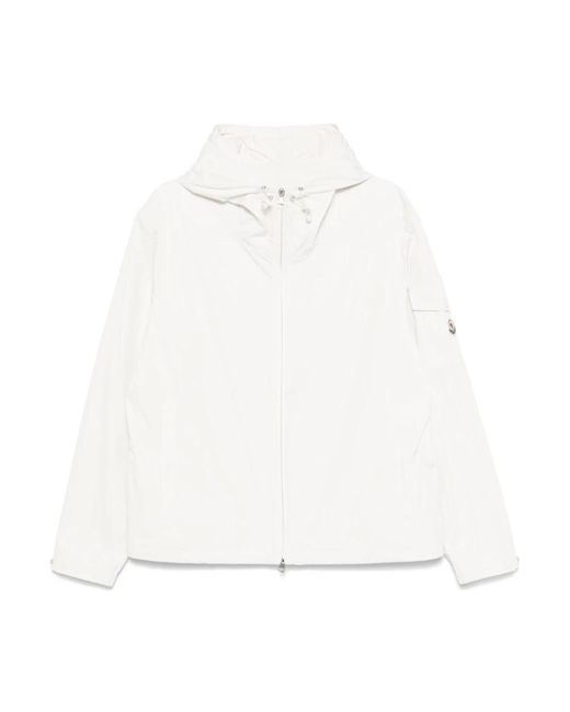 Moncler Light Jackets in het White voor heren