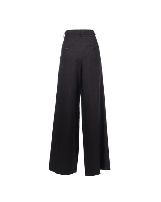 Weekend by Maxmara Black Wide Trousers