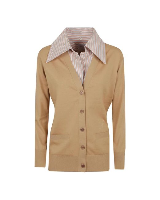 Cardigans Patou de color Natural