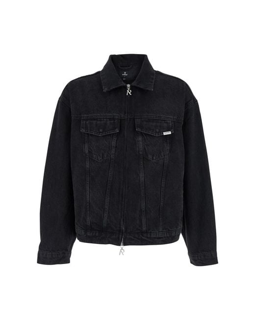 Represent Black Denim Jackets for men