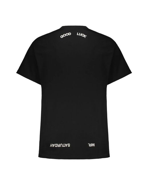 Mr. Saturday Black T-Shirts for men