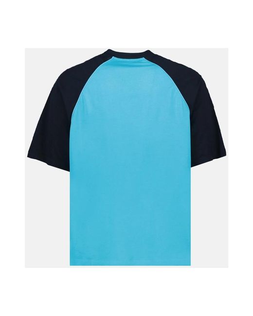 Fendi Rundhals kurzarm t-shirt in Blue für Herren