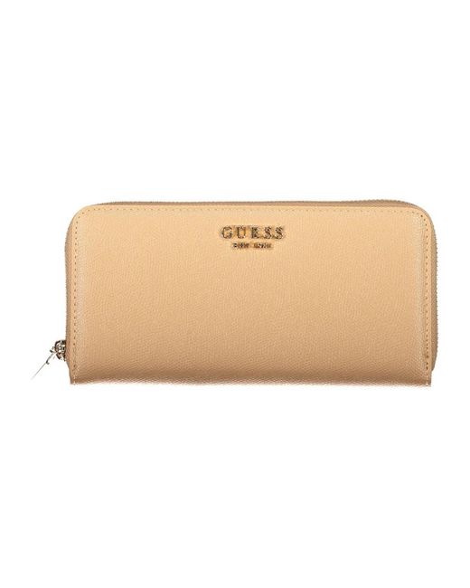 Guess Natural Amorette Zip Around Geldbörse