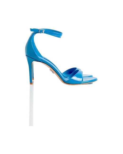 Sergio Levantesi Blue High Heel Sandals