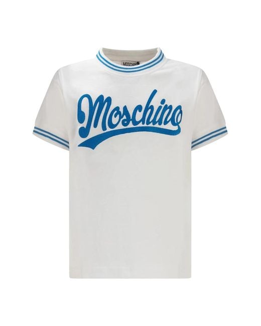 koken vooroordeel Eenheid Moschino T-shirts - - Heren in het Blauw voor heren | Lyst BE