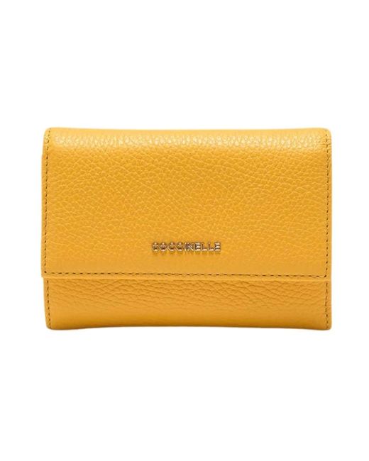 Coccinelle Yellow Wallets & Cardholders