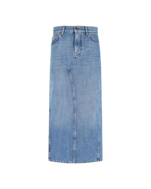 Givenchy Blue Denim Skirts