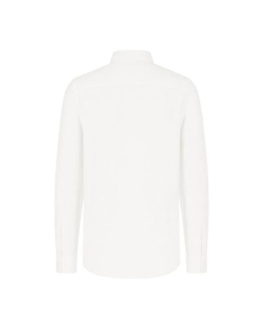Burberry White Casual Shirts for men