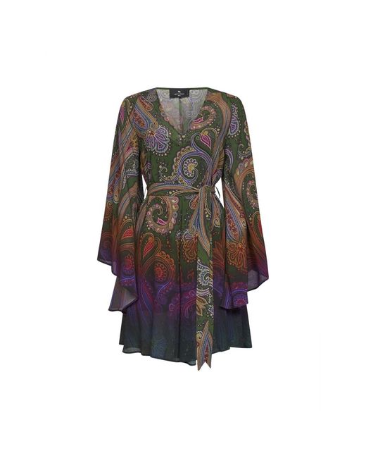 Etro Brown Short Dresses