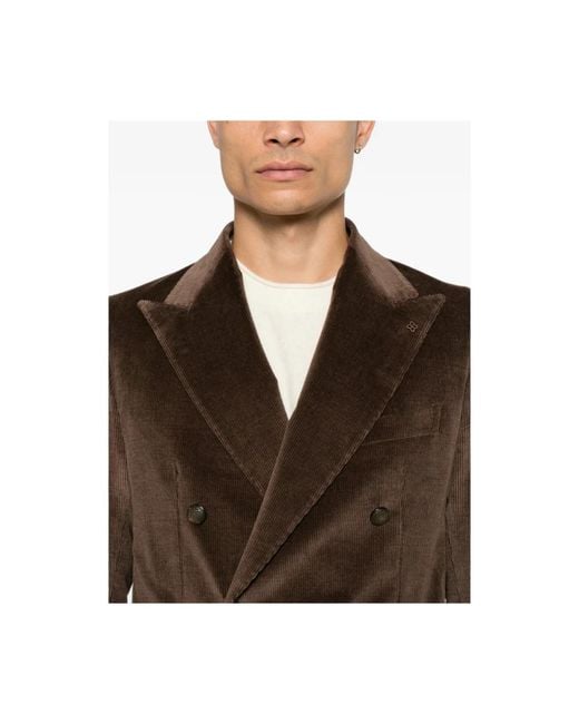 Tagliatore Brown Blazers for men