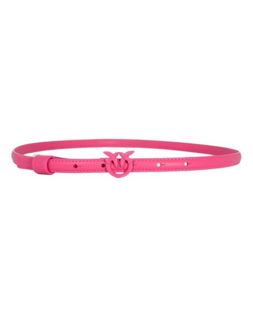 Cintura love berry color block di Pinko in Pink