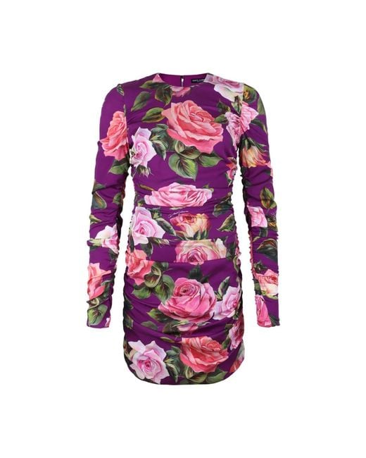 Dolce & Gabbana Pink Short Dresses