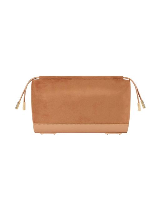 Elisabetta Franchi Brown Clutches