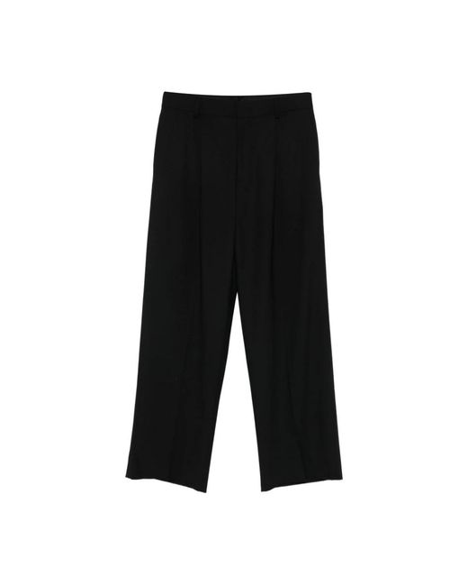 Emporio Armani Black Wide Trousers for men