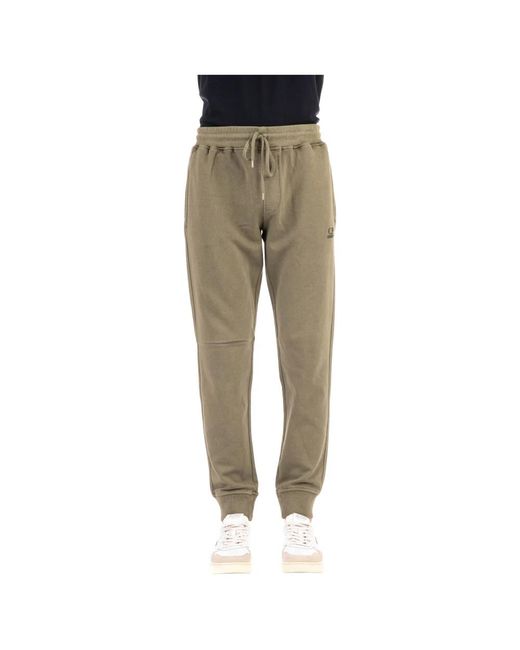 C P Company Green Sweatpants for men