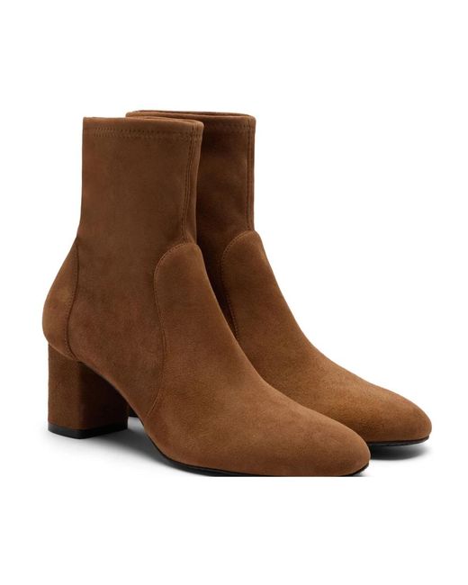 Stuart Weitzman Brown Heeled Boots