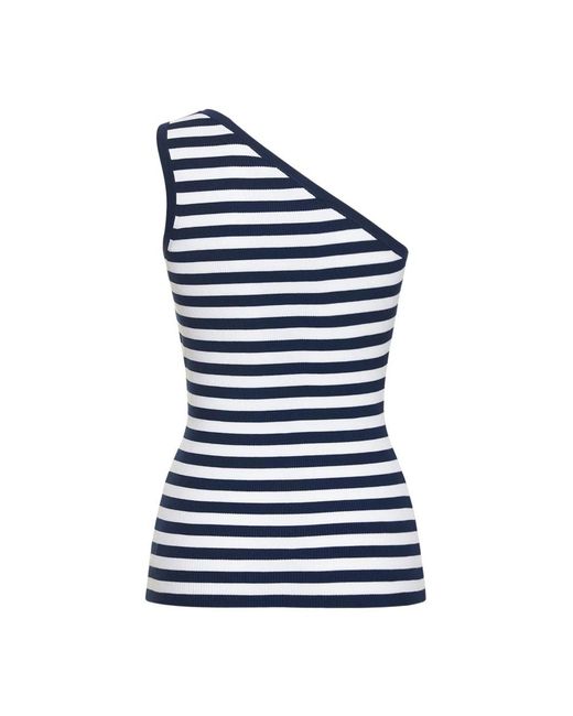 Michael Kors Blue Sleeveless Tops