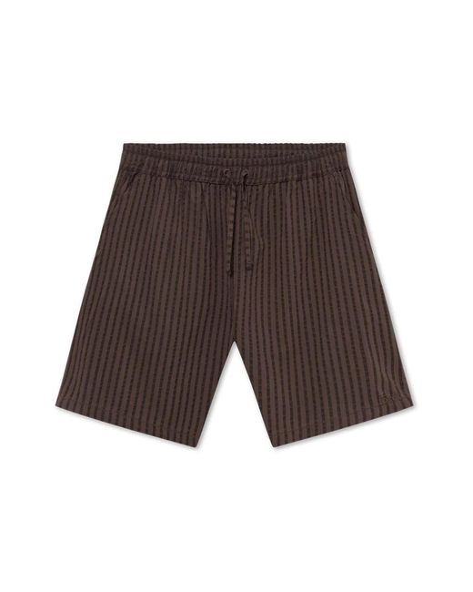 Forét Gray Casual Shorts for men