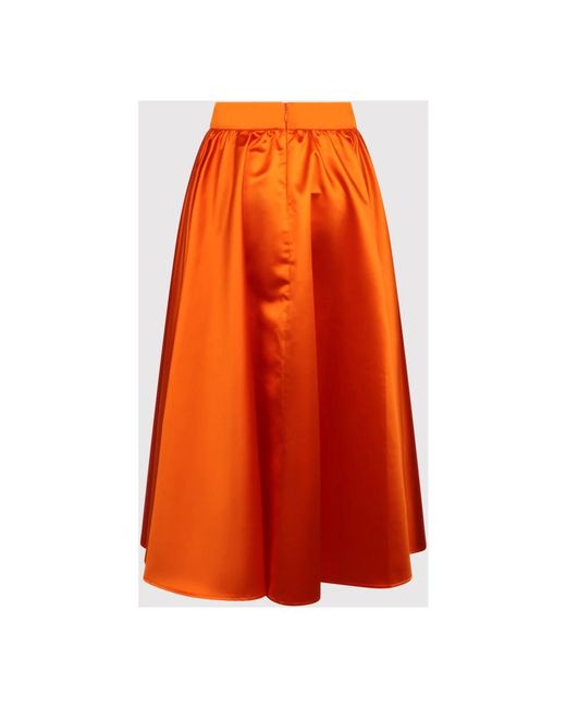 Patou Orange Midi skirts
