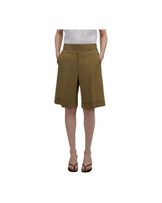 Xacus Green Casual Shorts