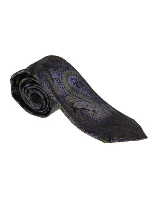 Etro S9810 Stropdas in het Black voor heren